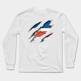 Costa Rica Football Long Sleeve T-Shirt